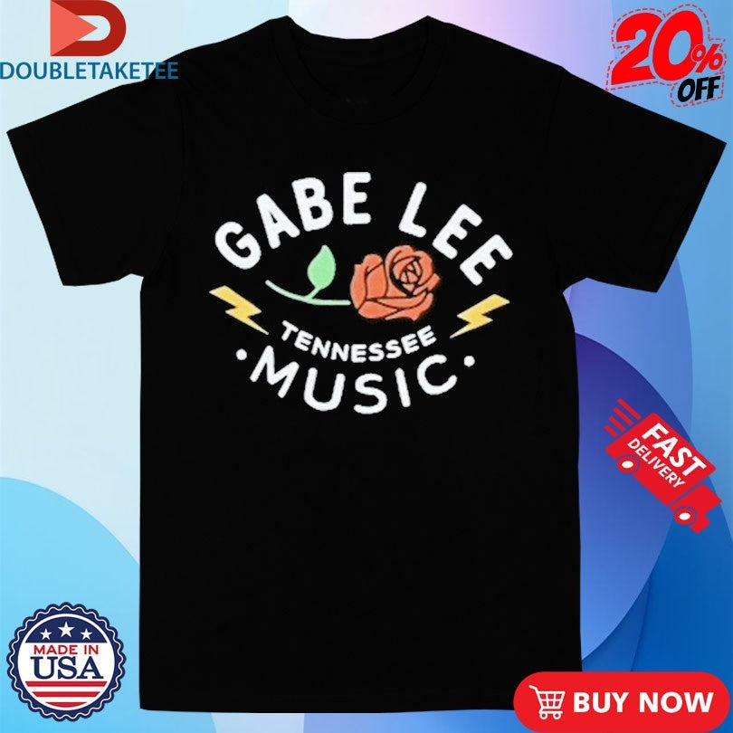 Official Gabe Lee Music Tennessee Music Rose Shirts