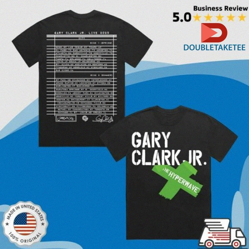Official Gary Clark Jr The Hyperwave Live 2025 Shirts