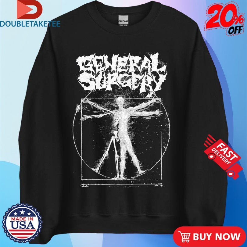 Official General Surgery Vitruvian Anatomy Shirts
