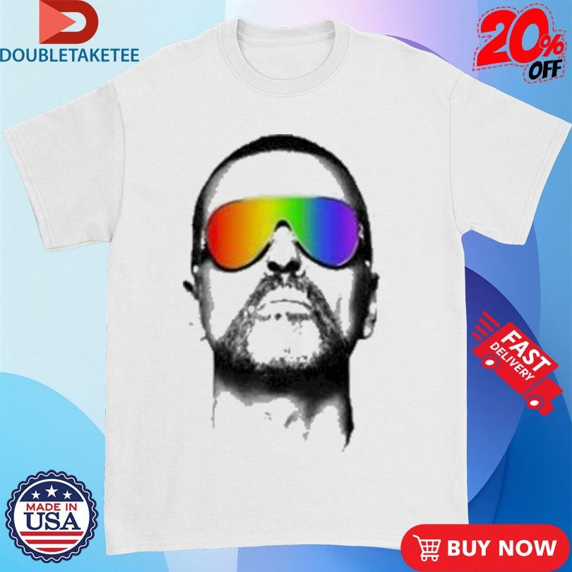 Official George Michael Pride Glasses Head Shirts