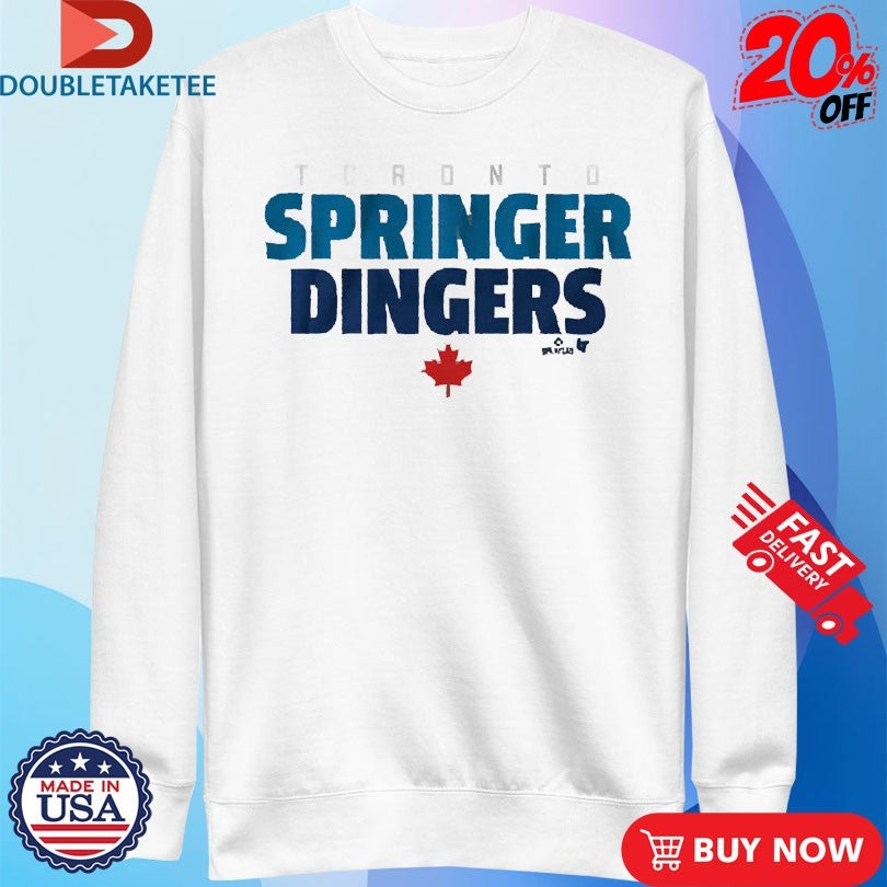 Official George Springer Toronto Blue Jays Springer Dingers Shirts