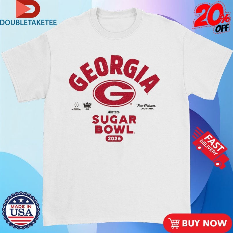Official Georgia Bulldogs 2026 Allstate Sugar Bowl Bound Shirts
