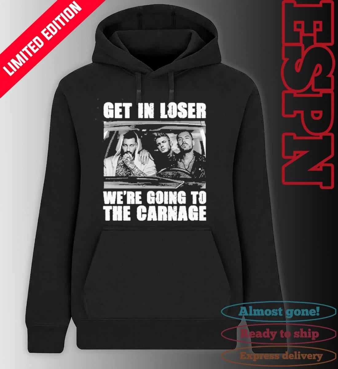 Official Get In Loser We’re Going To The Carnage Spade Brothers T-Shirt