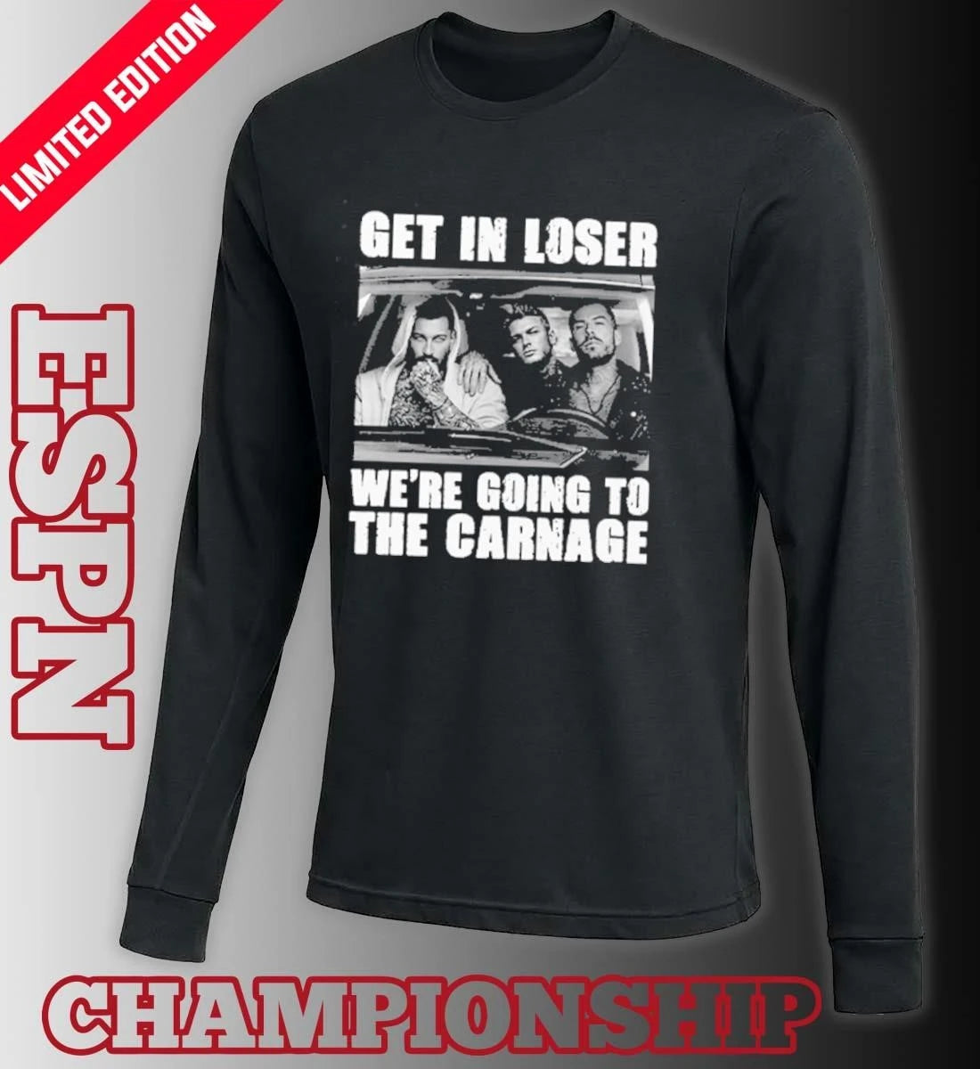 Official Get In Loser We’re Going To The Carnage Spade Brothers T-Shirt