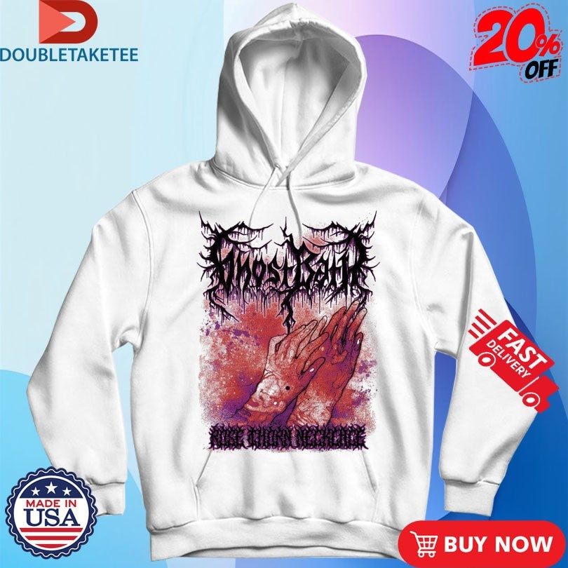 Official Ghost Bath Rose Thorn Neclace Hands Shirts