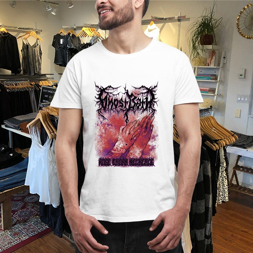 Official Ghost Bath Rose Thorn Neclace Hands Shirts