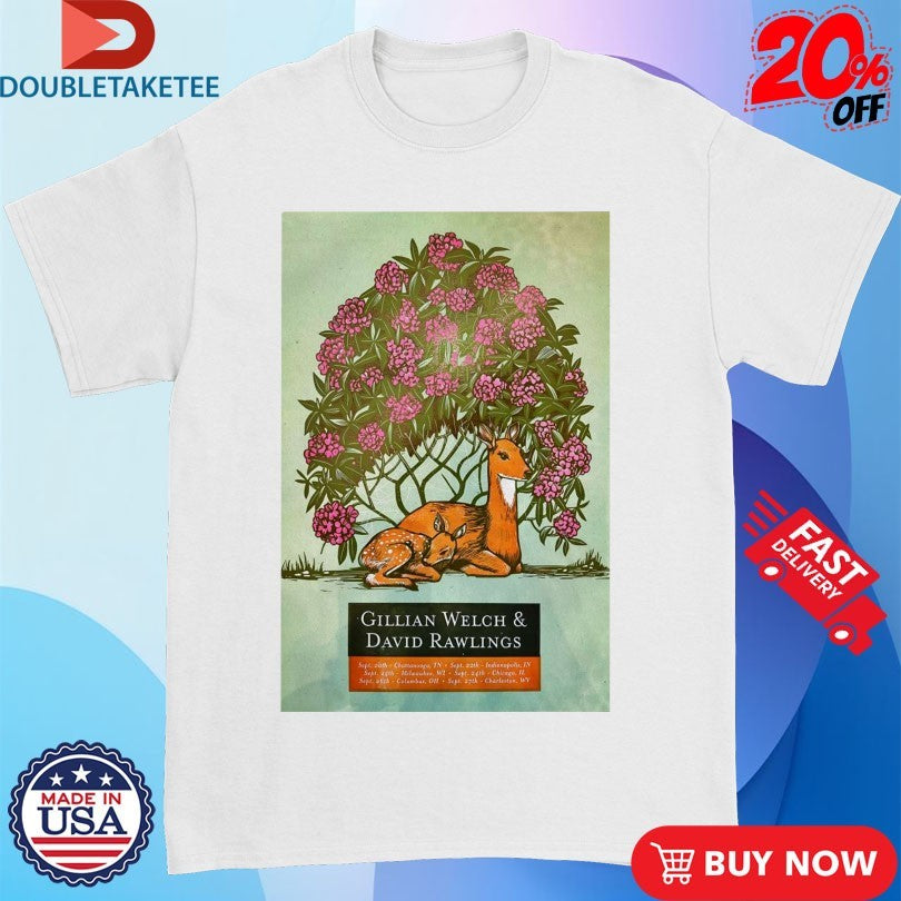 Official Gillian Welch And David Rawlings America 2025 Tour Deers Shirts