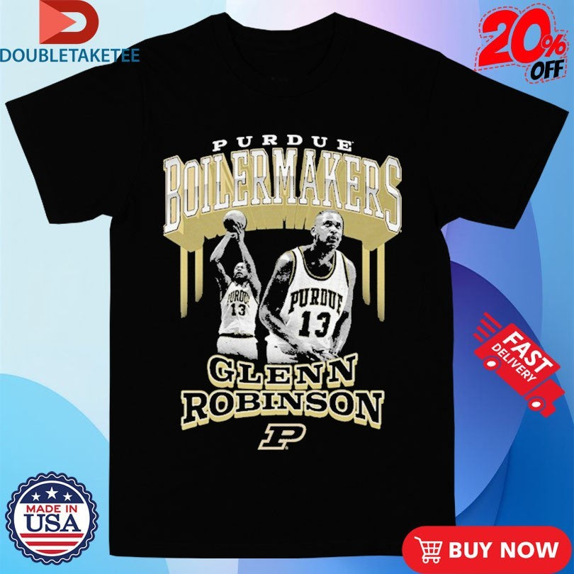 Official Glenn Robinson Player Posture Purdue Boilermakers Basketball Shirts