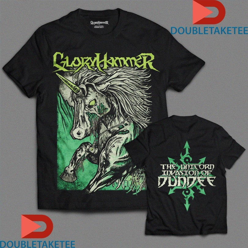 Official Gloryhammer The Invasion Of Dundee Unicorn Shirts