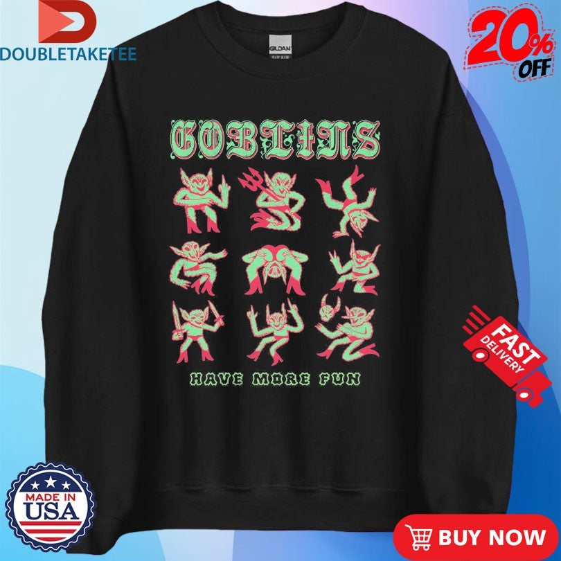 Official Goblins Have More Fun Wizard Of Barge Shirts