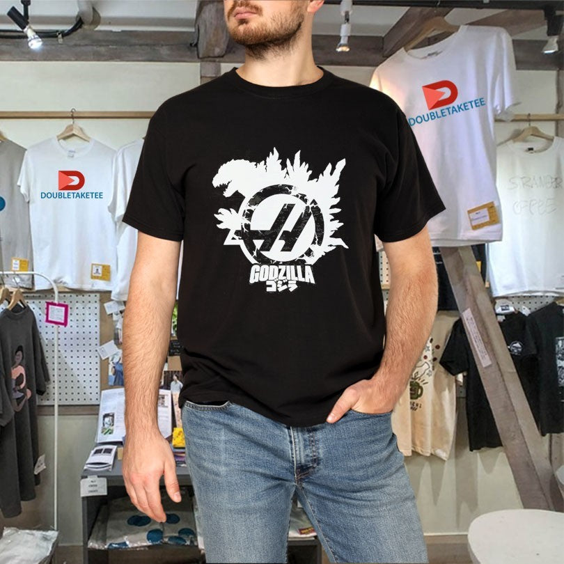 Official Godzilla x Haas Team Logo Shirts