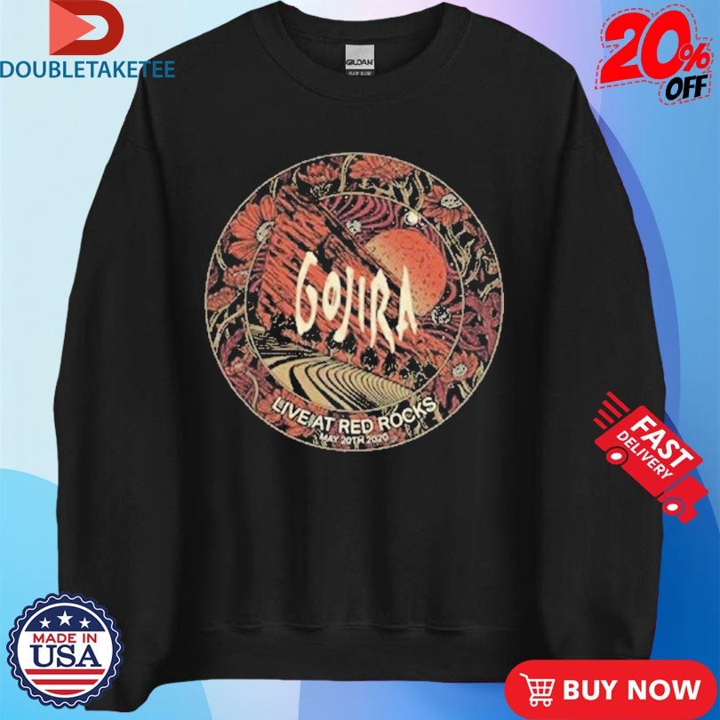 Official Gojira Live At Red Rocks May 20th 2020 Another World Another Place To Be Shirts