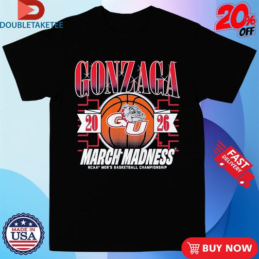 Official Gonzaga Bulldogs NCAA Men’s Basketball Champions 2026 March Madness Shirts