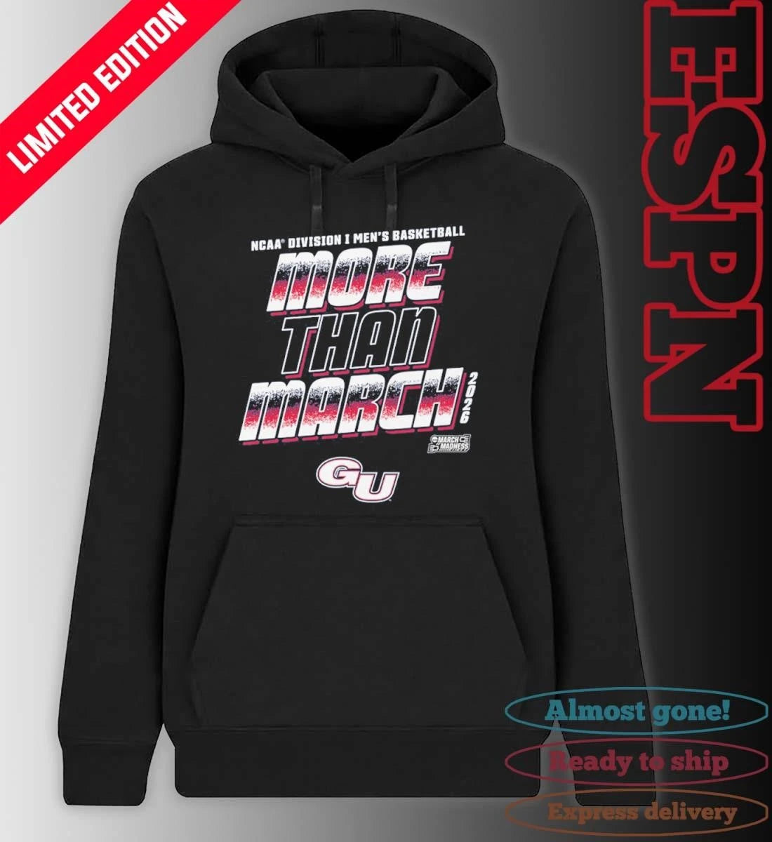Official Gonzaga Men’s Basketball More Than March 2026 Shirt
