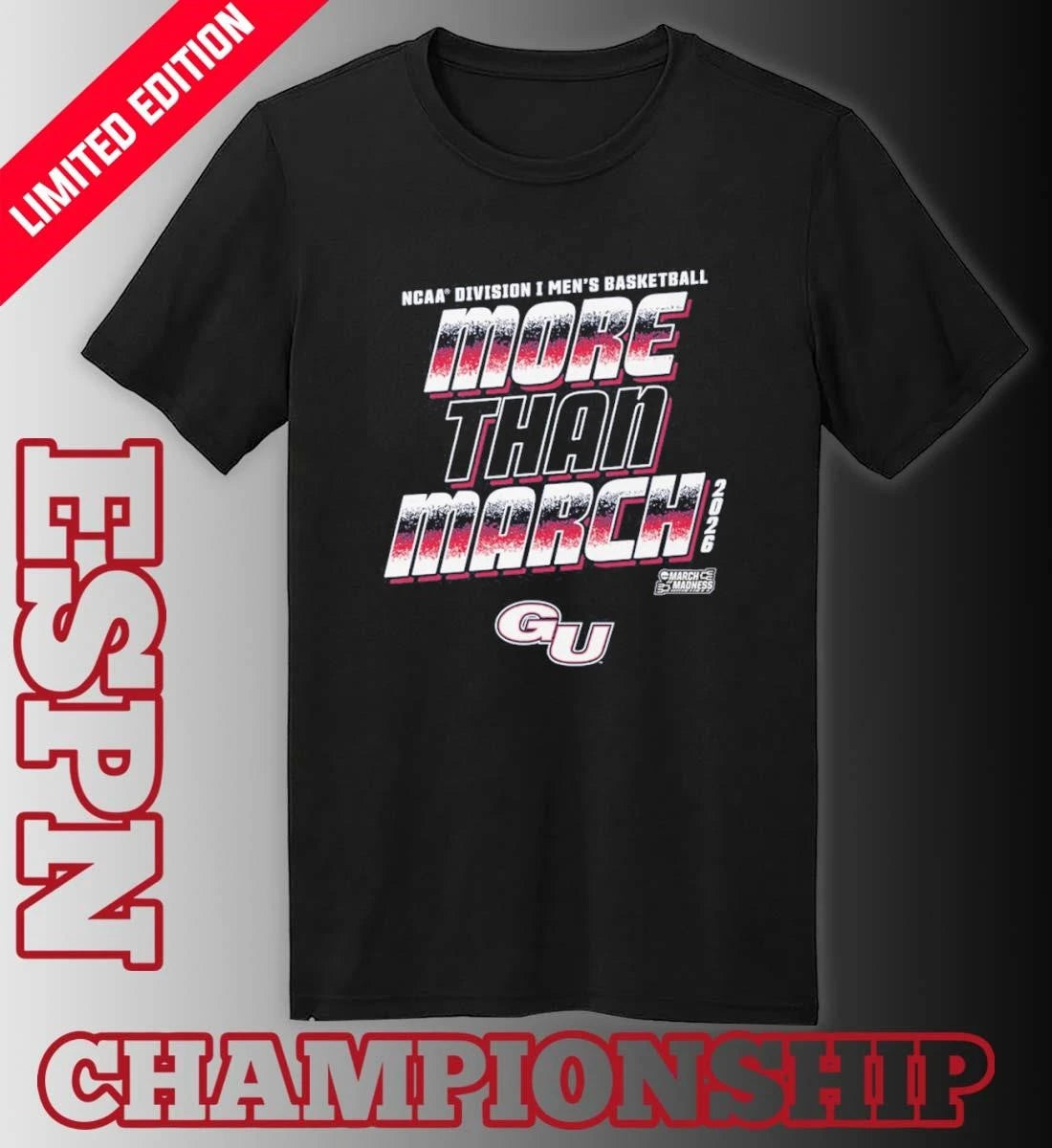 Official Gonzaga Men’s Basketball More Than March 2026 Shirt
