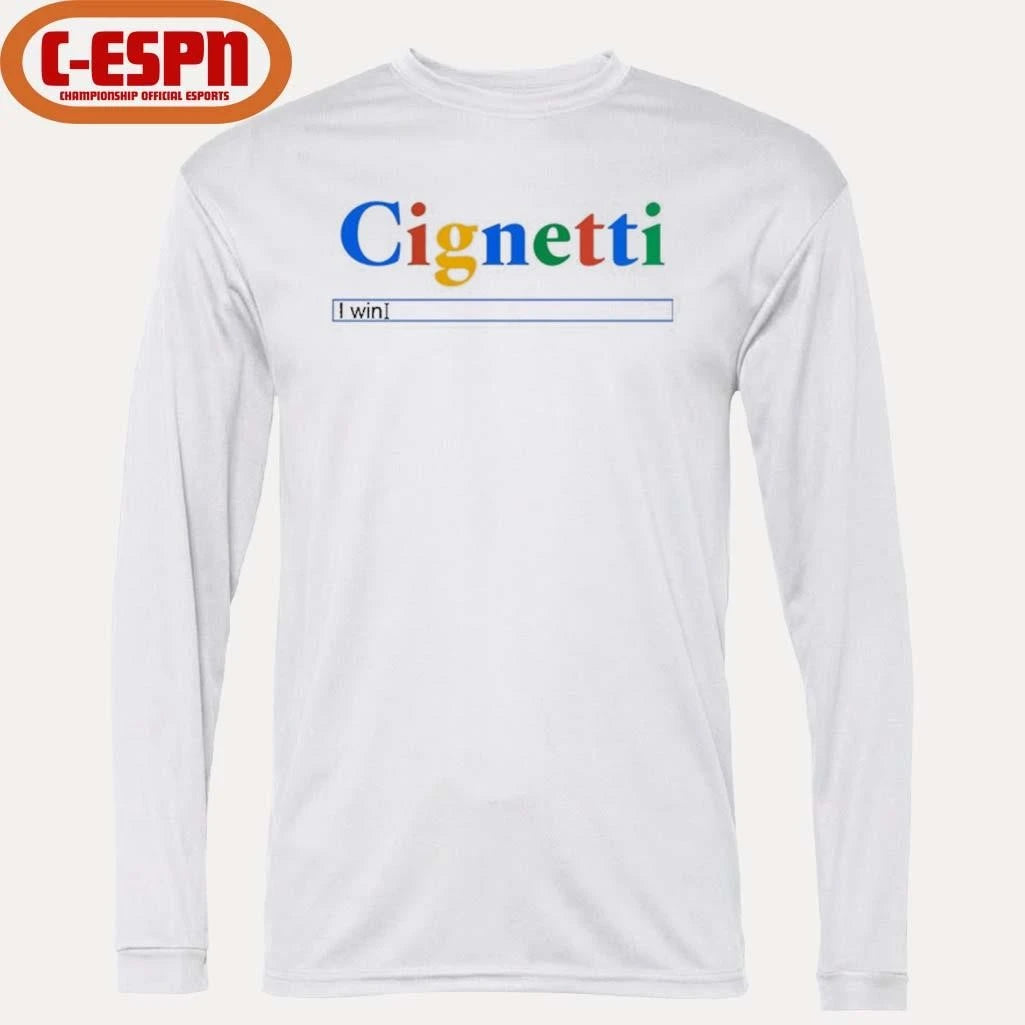 Official Google Curt Cignetti I Win National Champions Shirt