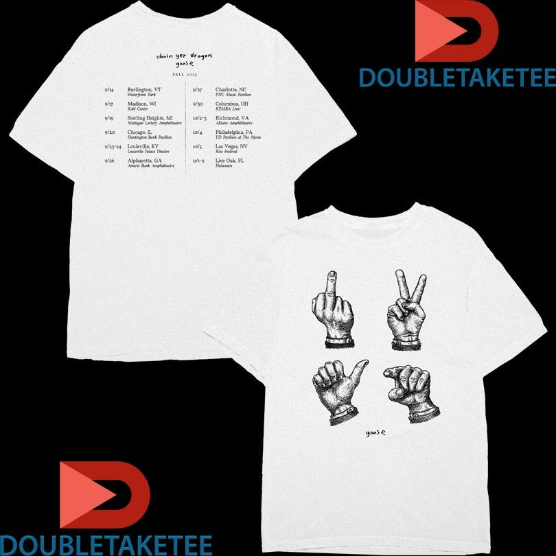 Official Goose Chain Yer Dragon Tour Fall 2025 Shirts