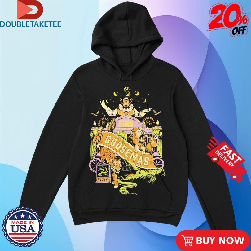 Goose Menagerie Goosemas High Voltage Danger 2025 Animals Shirts