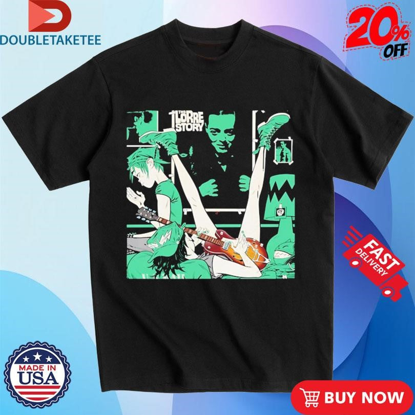 Official Gorillaz 25 Capsule Green Room The Lorre Story Shirts