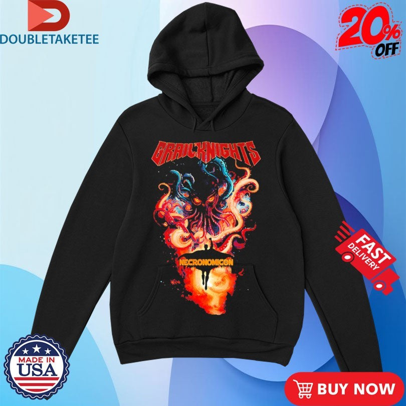 Official Grailknights Necronomicon Octopus Shirts