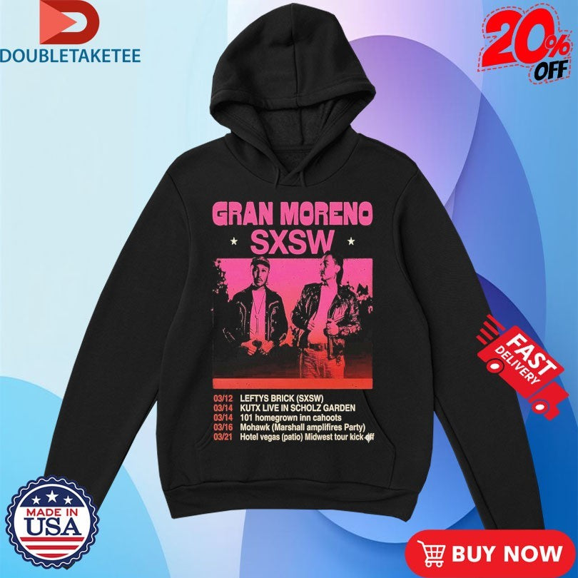 Official Gran Moreno Sxsw March 2026 Tour Shirts