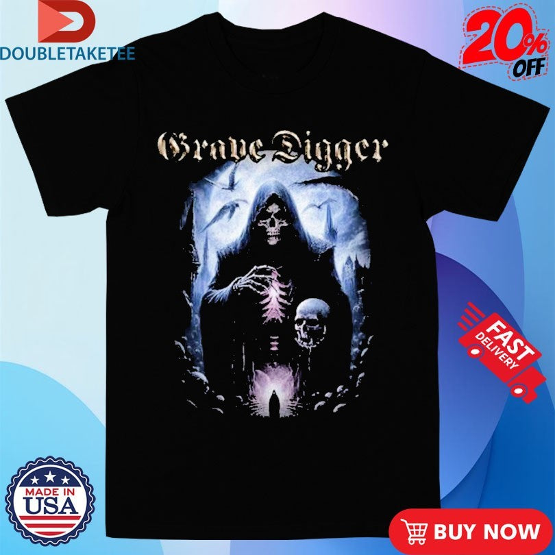 Official Grave Digger Latin America Anniversary Tour 2025 Skull Shirts