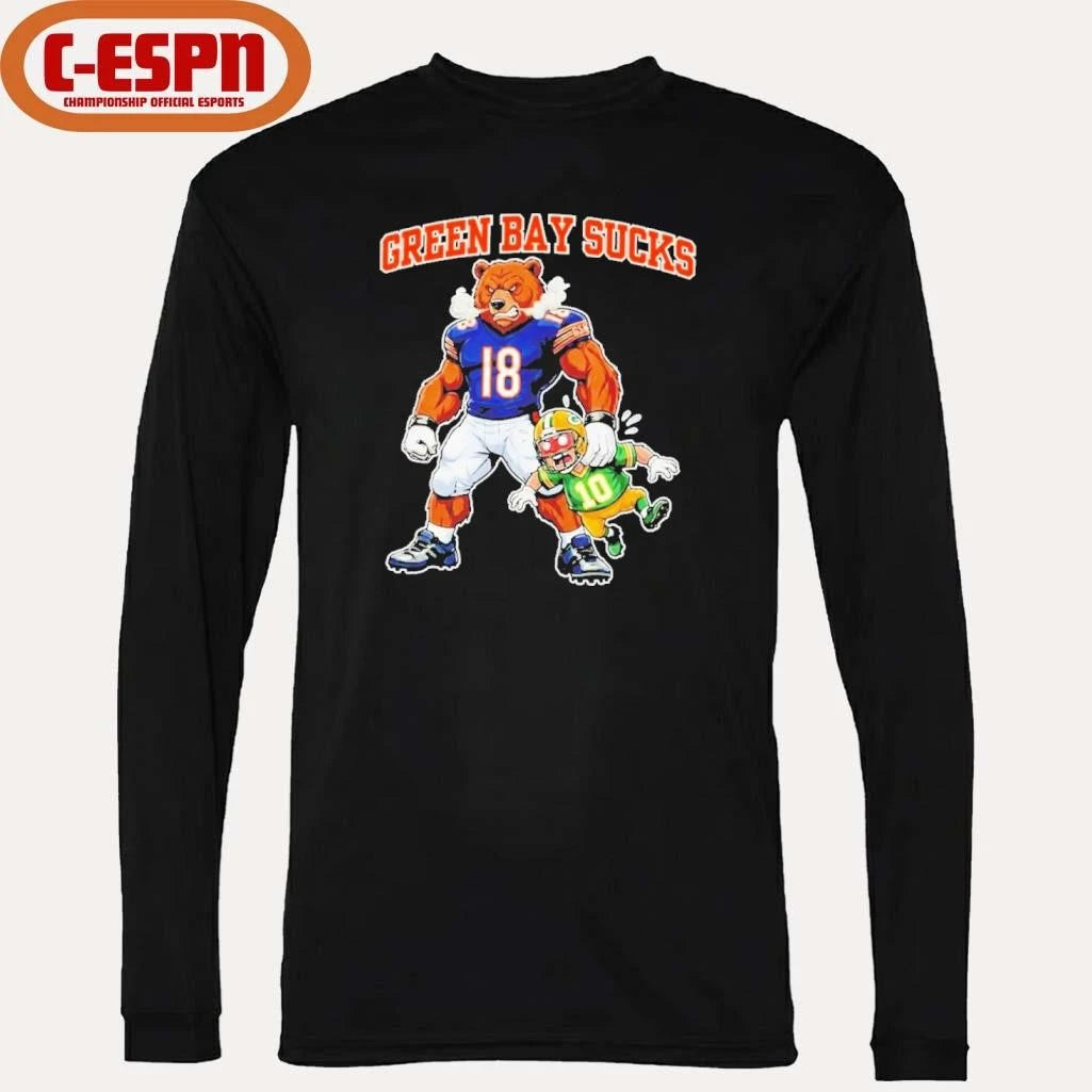 Official Green Bay Sucks Bear Down 4th Quarter Comeback King Shirt