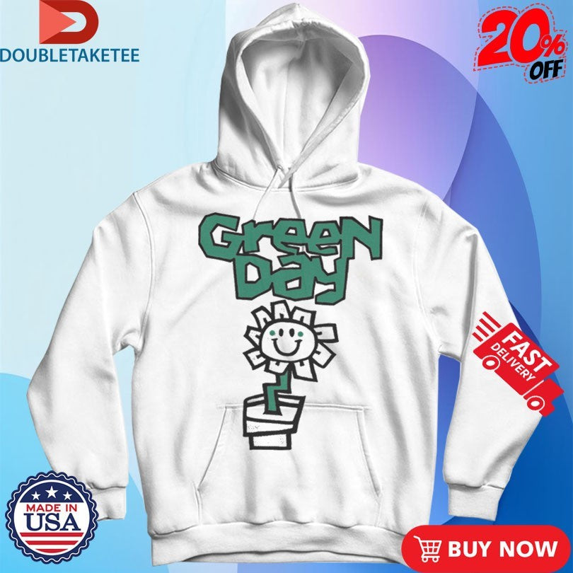 Official Green Day Kerplunk Flower Shirts