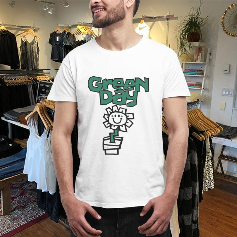 Official Green Day Kerplunk Flower Shirts