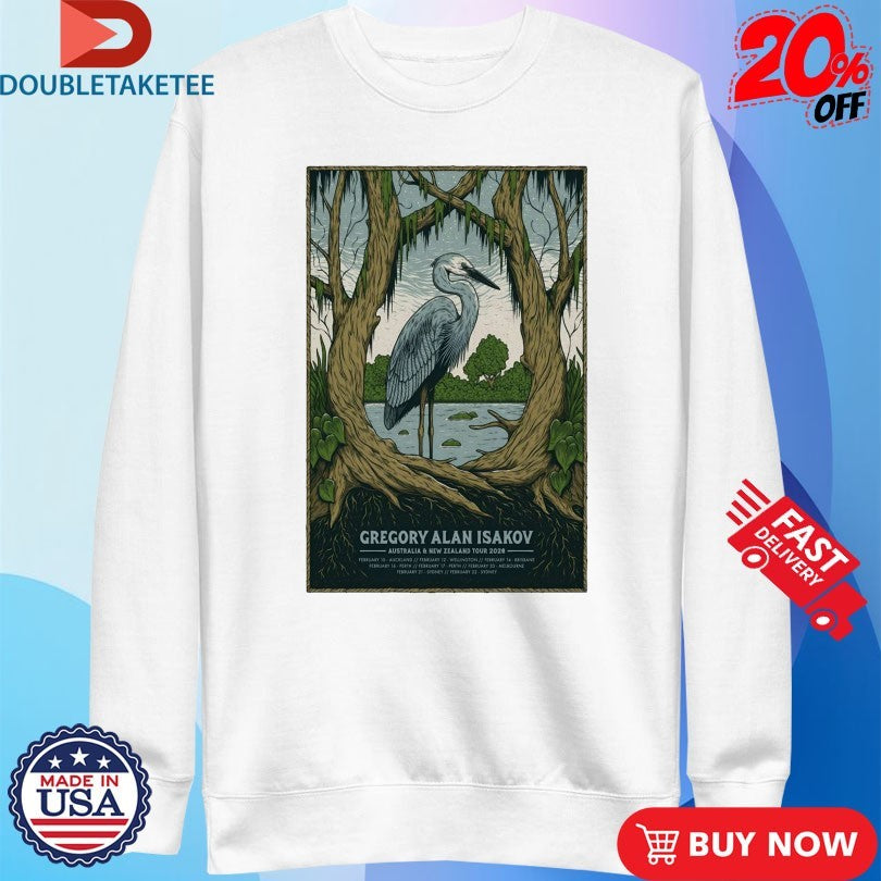 Official Gregory Alan Isakov AUS And New Zealand Tour 2026 Shirts