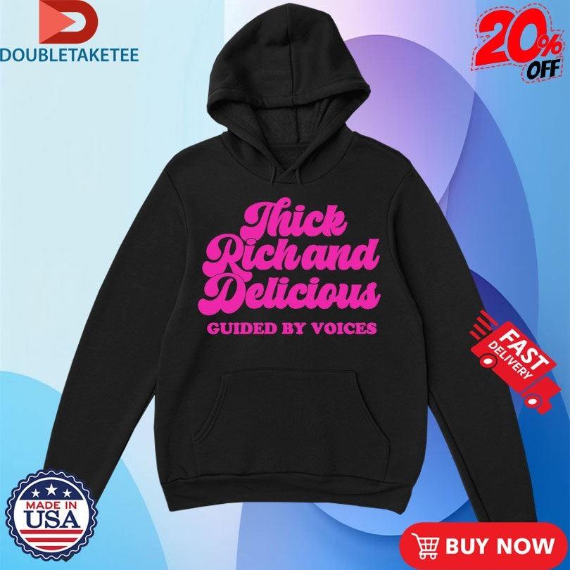 Official Guided By Voices Thick Rich And Delicious Trad Cursive Logo Shirts
