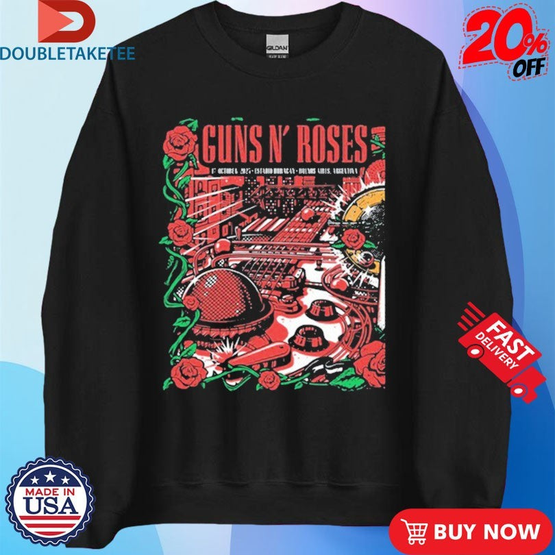 Official Guns N’ Roses Buenos Aires Oct 17 2025 Shirts