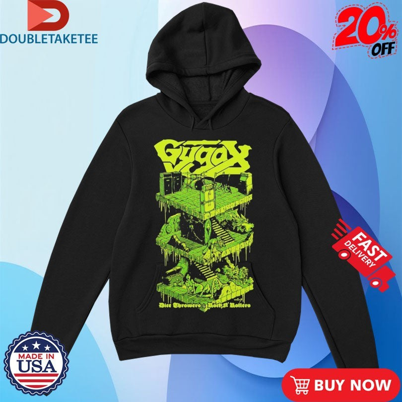 Official Gygax Dice Throwers And Rock N’ Rollers Shirts