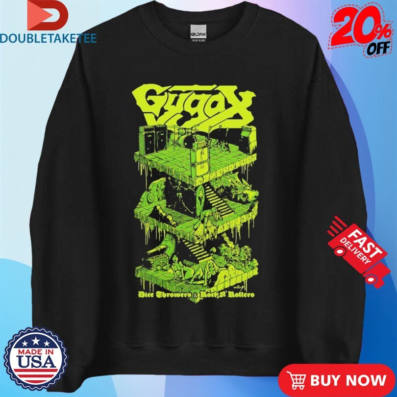 Official Gygax Dice Throwers And Rock N’ Rollers Shirts