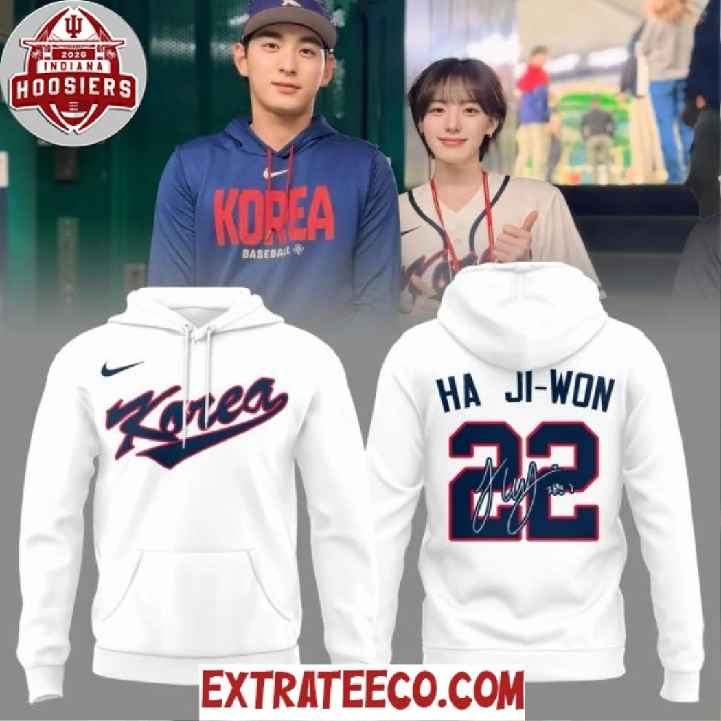 Official Ha Ji-Won x Korea World Baseball Classic 2026 Logo Two Sided Shirt