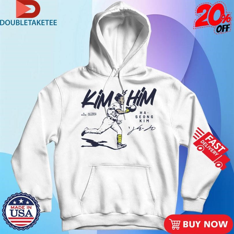 Official Ha-Seong Kim Kim Is Him MLBPA Signature T-Shirts