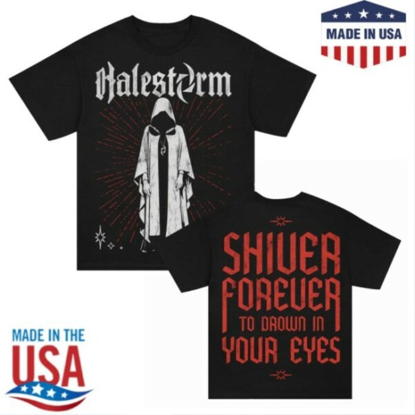 Official Halestorm Shiver Forever To Drown In Your Eyes Cloak Shirts