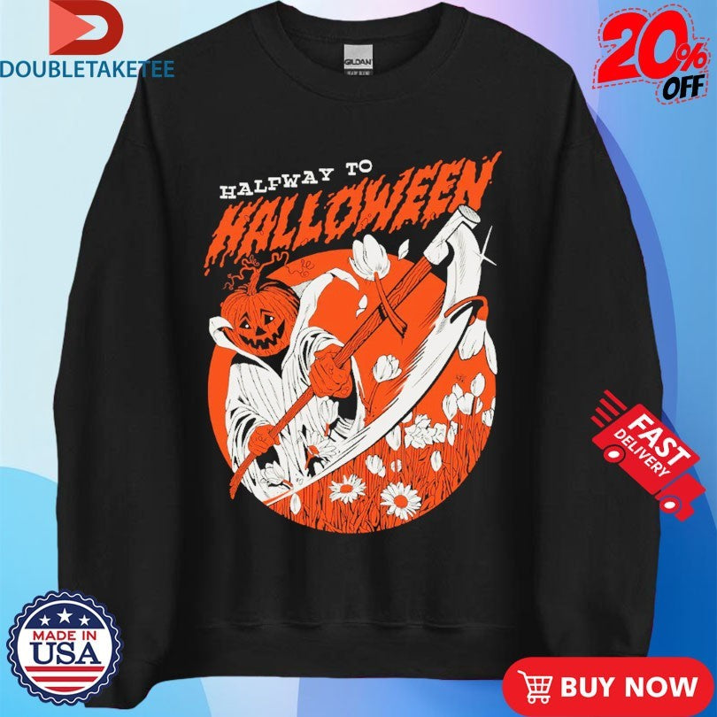 Halfway To Halloween Grim Reaper Shirts