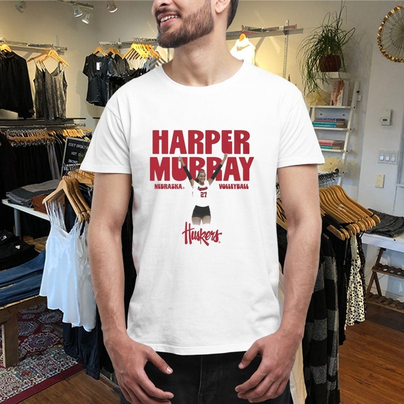 Official Harper Murray Nebraska Cornhuskers Volleyball Player Shirts