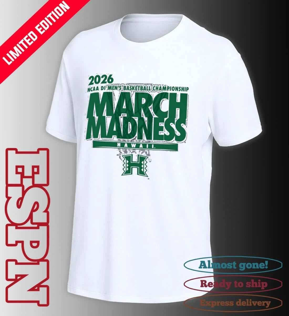 Official Hawaii Men’s Basketball Single Team NCAA March Madness Shirt
