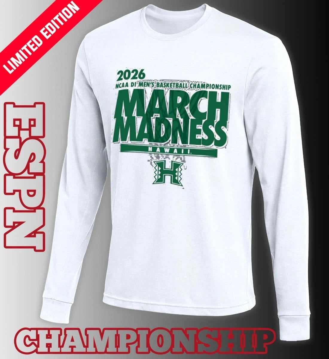 Official Hawaii Men’s Basketball Single Team NCAA March Madness Shirt