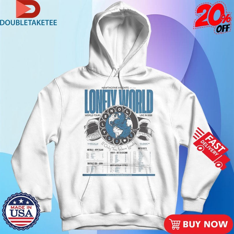 Hawthorne Heights If Only You Were Lonely World Tour 2026 Dates Shirts