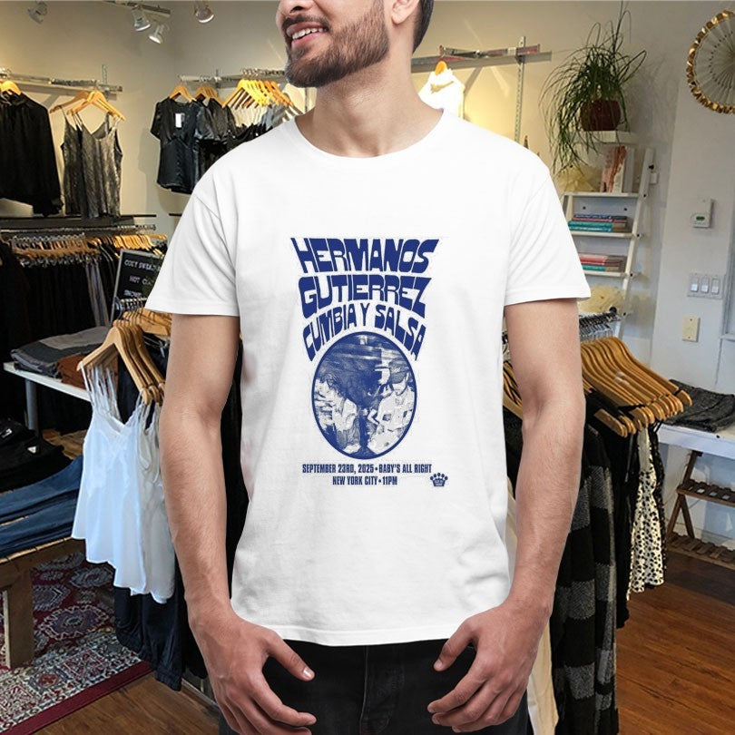 Official Hermanos Gutierrez Sept 23 2025 Brooklyn NY Tour Shirts