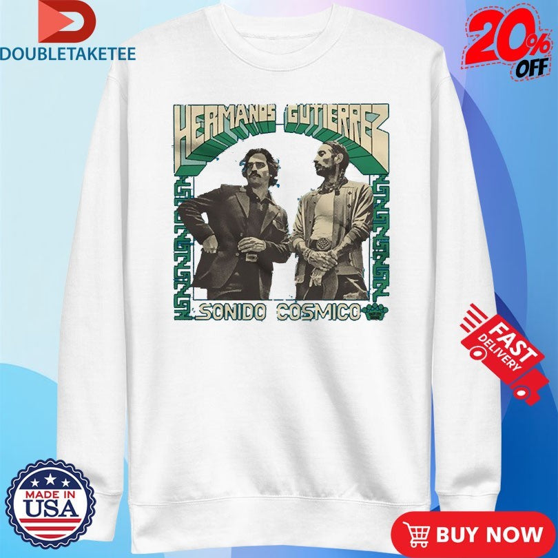 Official Hermanos Gutiérrez Sonido Cósmico Turquoise Shirts