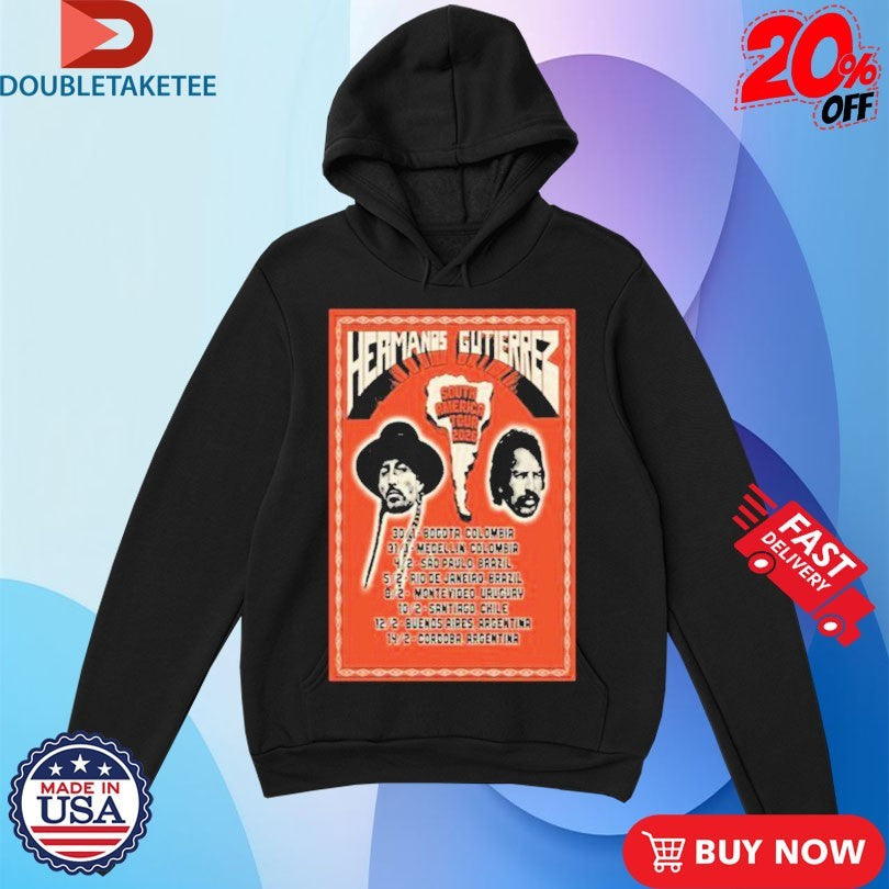 Official Hermanos Gutierrez South America Tour 2026 Shirts