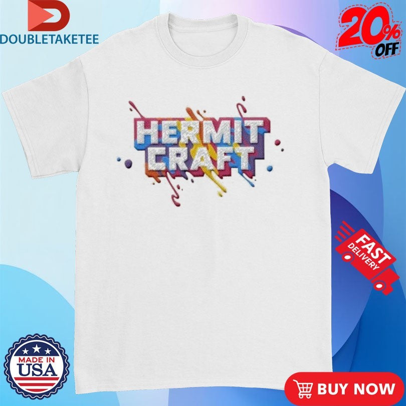 Official Hermitcraft Paint Splatter Shirts