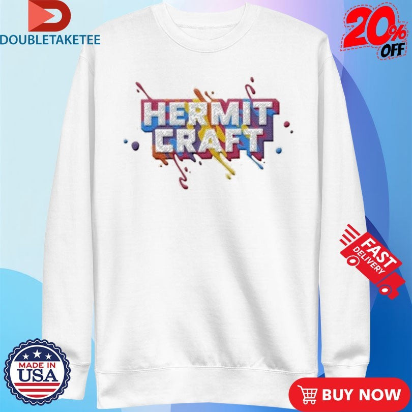 Official Hermitcraft Paint Splatter Shirts