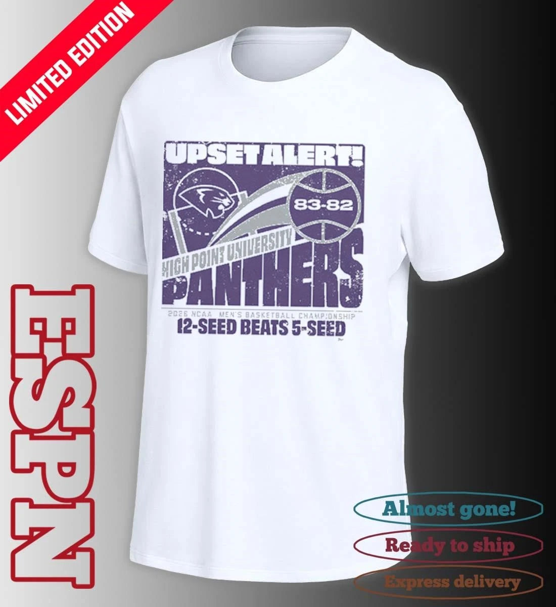 Official High Point Panthers Men’s Basketball 2026 March Madness Upset Alert Shirt