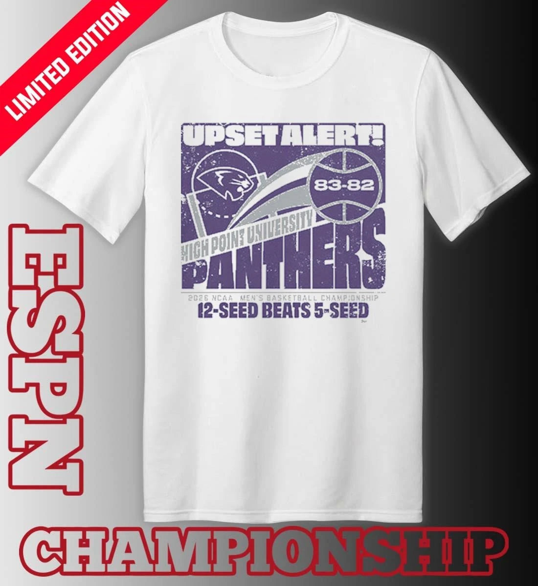Official High Point Panthers Men’s Basketball 2026 March Madness Upset Alert Shirt