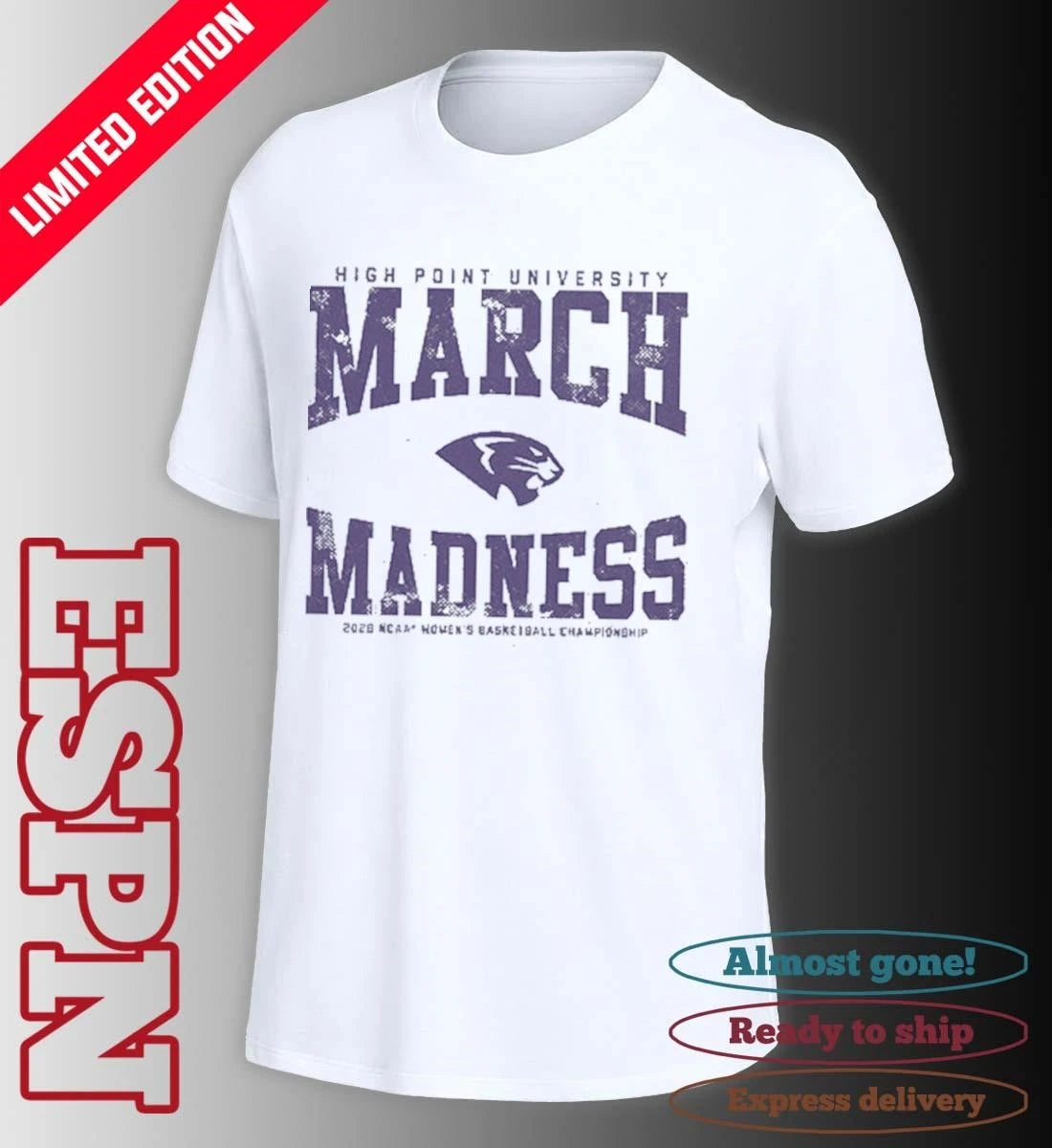 Official High Point Panthers WBB 2026 March Madness Shirt